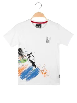 Be Board T-shirt manica corta da bambino con stampa