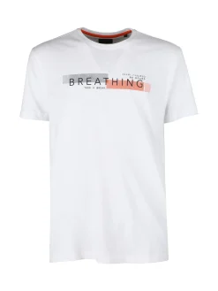 Be Board T-shirt uomo in cotone con stampa scrtita