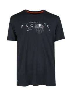 Be Board T-shirt uomo in cotone con stampa scrtita