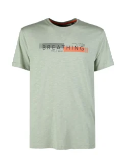 Be Board T-shirt uomo in cotone con stampa scrtita