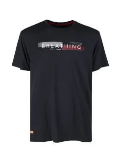Be Board T-shirt uomo in cotone con stampa scrtita