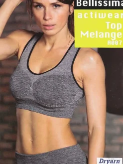 Bellissima Top Sportivo da donna melange