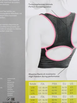 Bellissima Top sportivo in microfibra