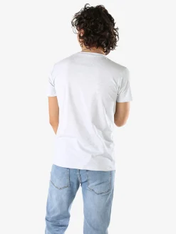 Belman T-shirt da uomo in cotone con stampa - grigio chiaro