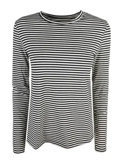 Be Mine T-shirt donna rigata a maniche lunghe