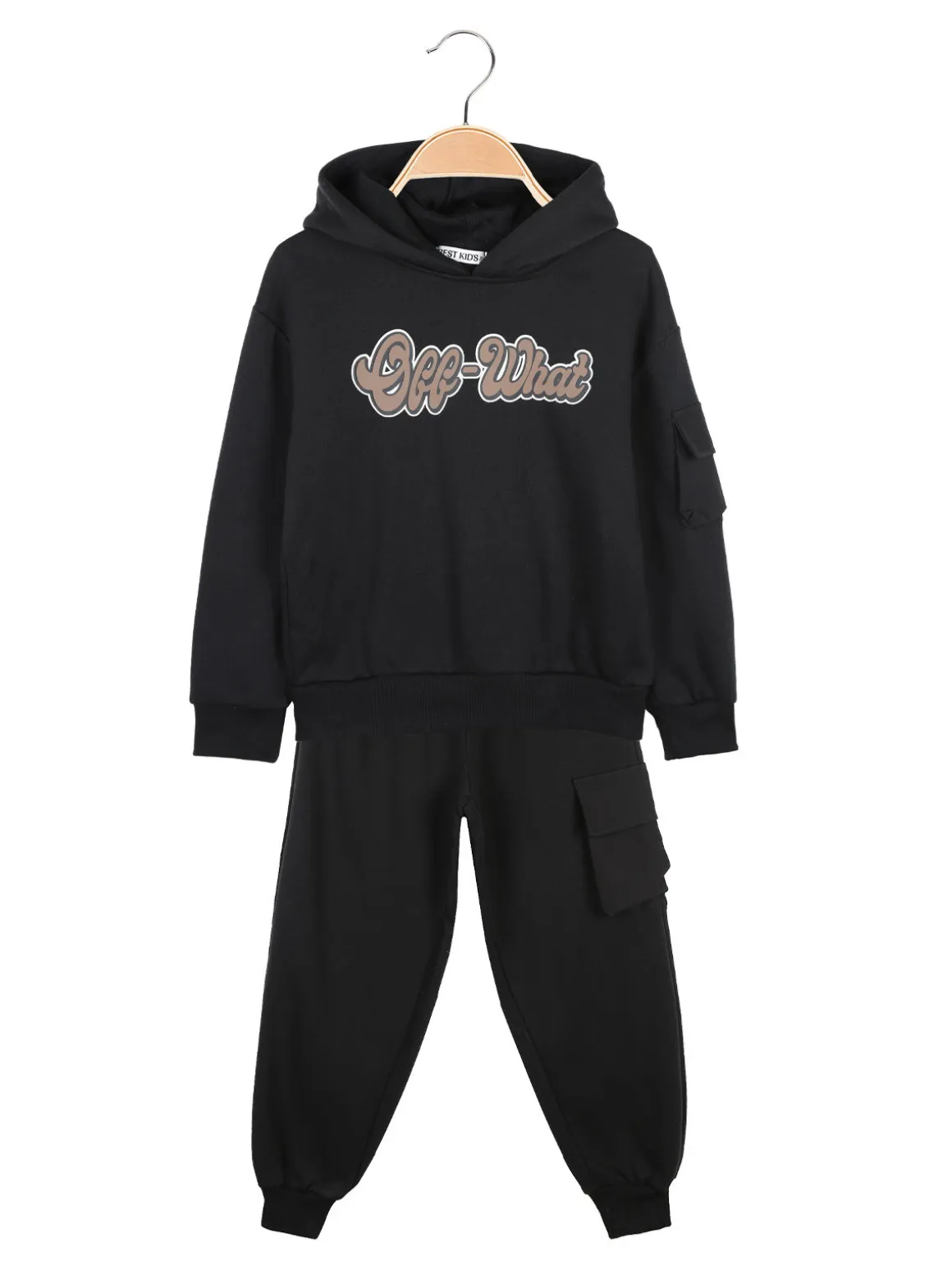 Best Kid'S Completo tuta da bambino 2 pezzi con cappuccio e interno felpato