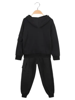 Best Kid'S Completo tuta da bambino 2 pezzi con cappuccio e interno felpato