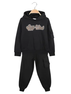 Best Kid'S Completo tuta da bambino 2 pezzi con cappuccio e interno felpato