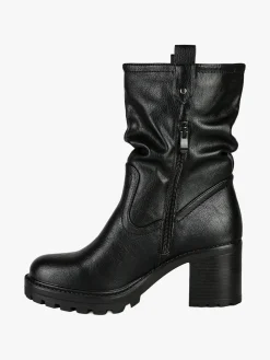 Besty Stivaletti donna con tacco largo e plateu - nero