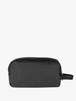 Biagiotti Uomo Beauty case da viaggio per uomo in tessuto e ecopelle - nero