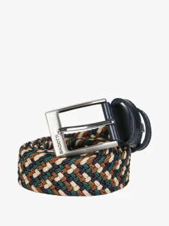 Biagiotti Uomo Cintura da uomo elasticizzata in corda - verde