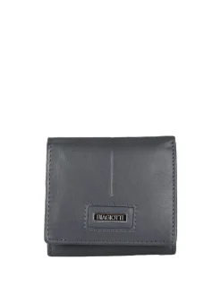 Biagiotti Uomo Mini portafoglio in pelle da uomo - blu scuro