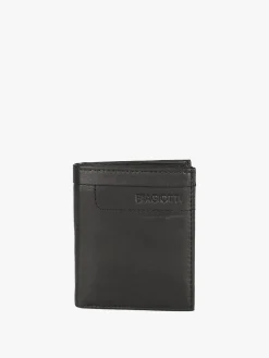 Biagiotti Uomo Mini portafoglio verticale in pelle da uomo - nero