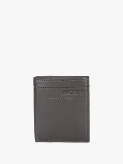 Biagiotti Uomo Mini portafoglio verticale in pelle da uomo - moro
