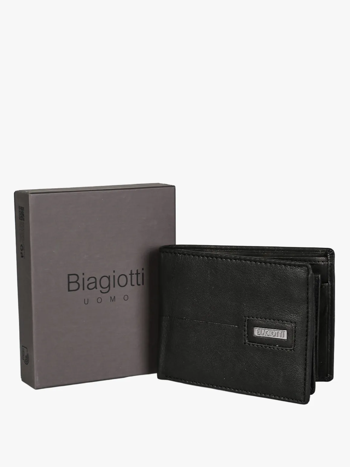Biagiotti Uomo Portafoglio in pelle da uomo - nero