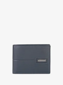 Biagiotti Uomo Portafoglio in pelle da uomo - blu scuro