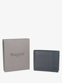 Biagiotti Uomo Portafoglio in pelle da uomo - nero