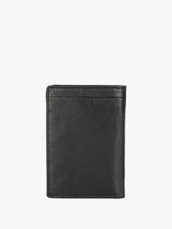 Biagiotti Uomo Portafoglio verticale in pelle da uomo - nero