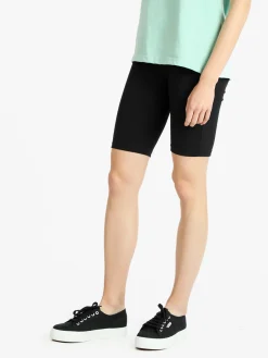Blue Fashion Leggings sportivi corti donna effetto push up
