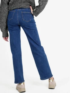 Blue Skk Jeans donna push up a gamba larga