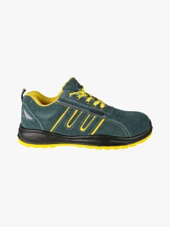 Blu Star Scarpe da lavoro uomo in pelle scamosciata - verde