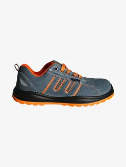 Blu Star Scarpe da lavoro uomo in pelle scamosciata - grigio