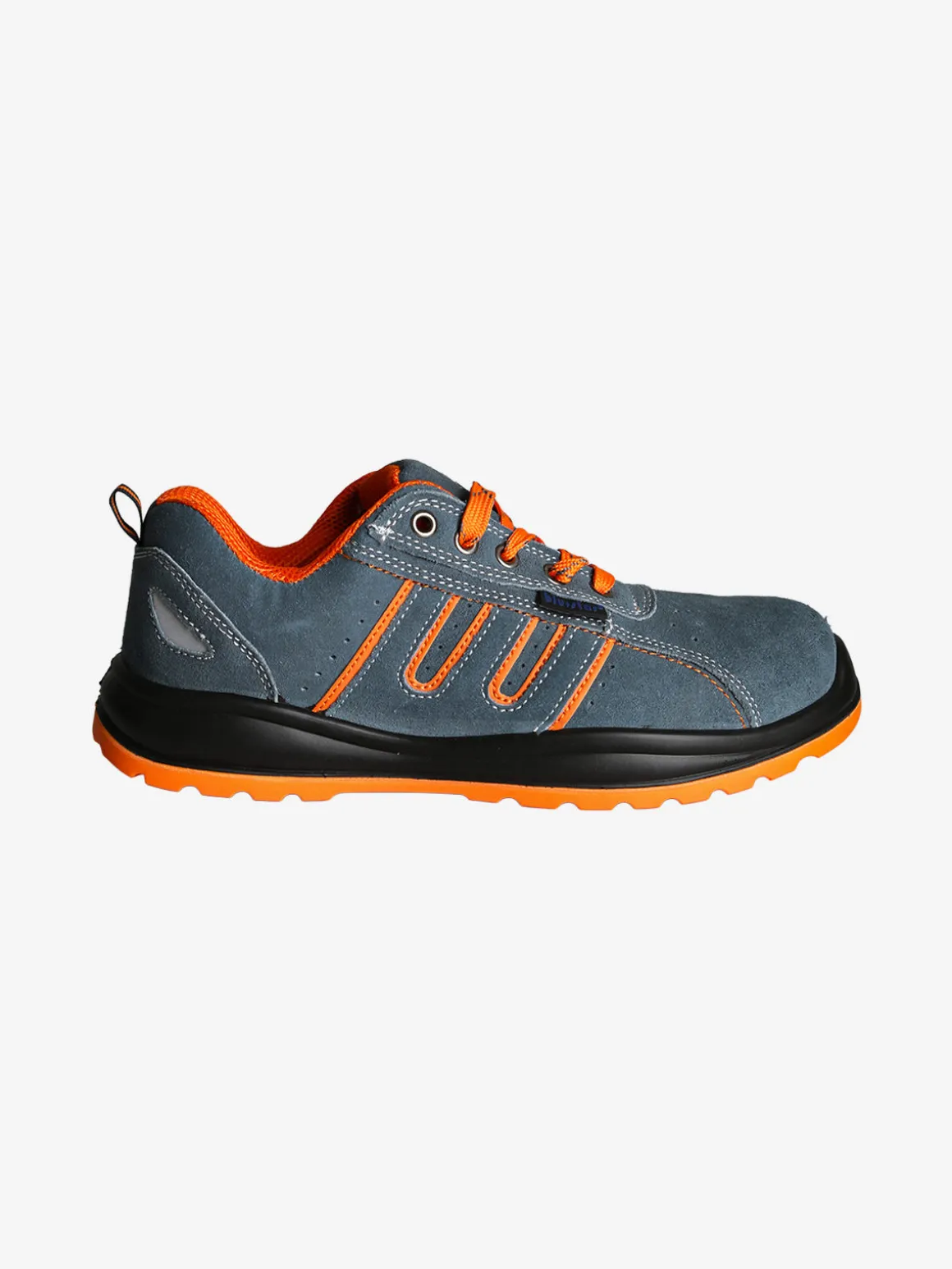 Blu Star Scarpe da lavoro uomo in pelle scamosciata - grigio