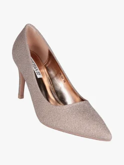 Bottega22 Decolletè donna glitter a punta con tacco a spillo