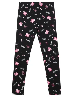 Bouny Baby Leggings in cotone da bambina con stampe