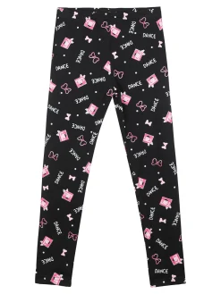 Bouny Baby Leggings in cotone da bambina con stampe
