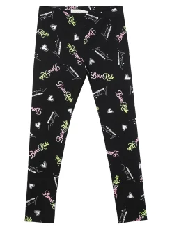 Bouny Baby Leggings in cotone da bambina con stampe