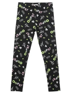 Bouny Baby Leggings in cotone da bambina con stampe