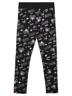 Bouny Baby Leggings stampati da bambina con fascia elastica