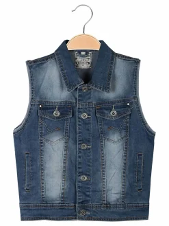 Boy & Studio Gilet in jeans da bambini