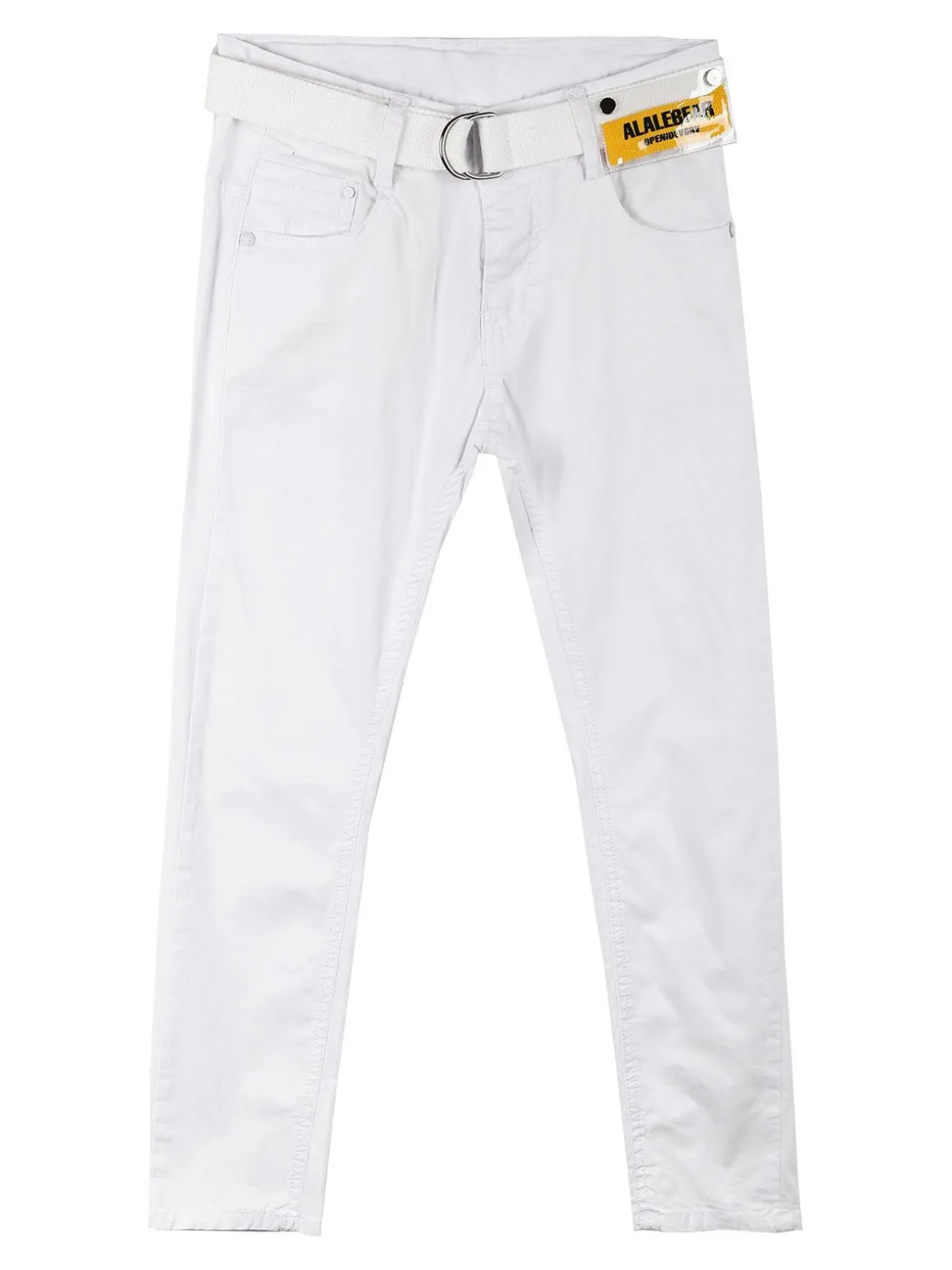 Boy Studio Pantaloni bambino in cotone con cintura
