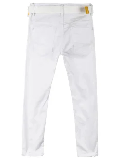 Boy Studio Pantaloni bambino in cotone con cintura