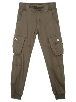 Boy & Studio Pantaloni da bambino con tasconi laterali e polsini