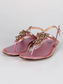 Braccialini infradito gioiello con strass