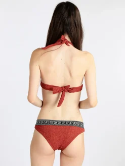 Brilliant Costume bikini donna a triangolo in lurex