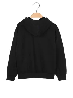 Brum Beby Felpa da bambino con cappuccio e zip - nero