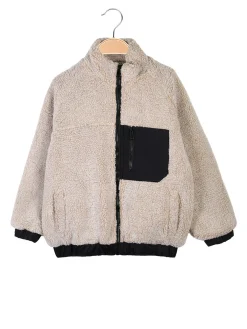 Brum Beby Giubbotto da bambino teddy con zip - beige