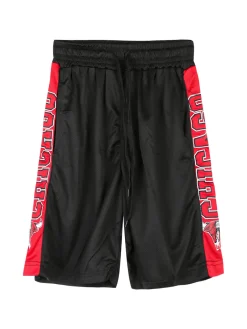 Bskt Completo da bambino sportivo con t-shirt con bottoni e bermuda