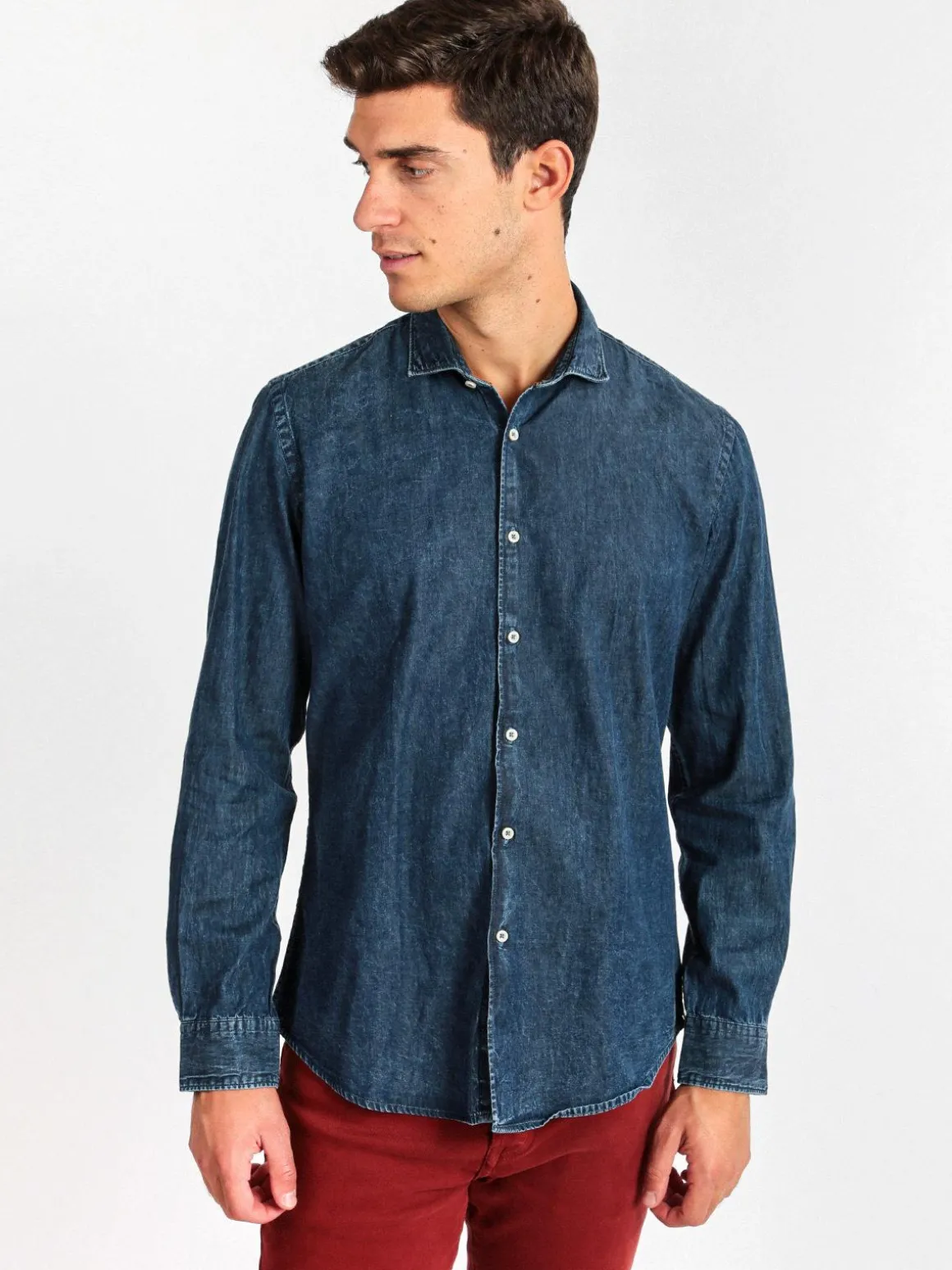 B-Style Camicia di jeans slim fit