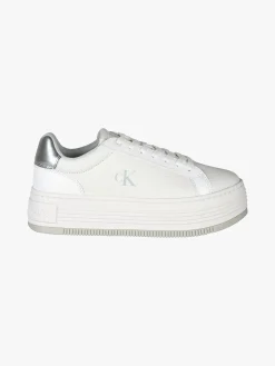 Calvin Klein BOLD FLATFORM LOW Sneakers in pelle donna