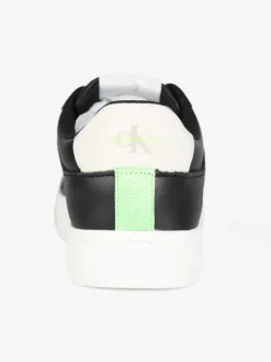 Calvin Klein CLASSIC CUPSOLE FLUO CONTRAST Sneakers in pelle donna