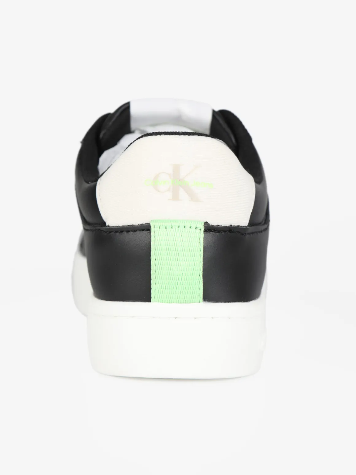 Calvin Klein CLASSIC CUPSOLE FLUO CONTRAST Sneakers in pelle donna