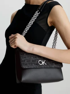 Calvin Klein Re-Lock ew Cony Crossbody Borsa a tracolla con stampe