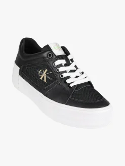 Calvin Klein VULC FLATFORM BOLD FLUO Sneakers in pelle donna con zeppa
