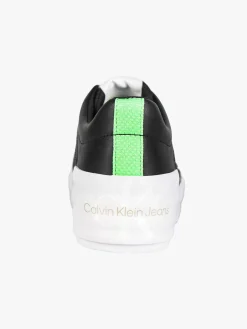 Calvin Klein VULC FLATFORM BOLD FLUO Sneakers in pelle donna con zeppa