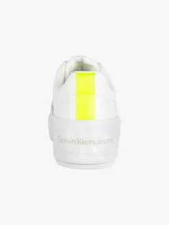 Calvin Klein VULC FLATFORM BOLD FLUO Sneakers in pelle donna con zeppa